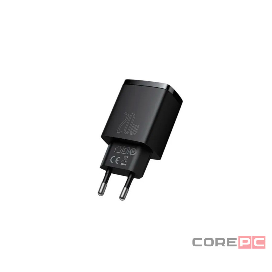 Сетевое зар. устр. Baseus Compact 20W EU 1USB/1C CCXJ-B01 черное