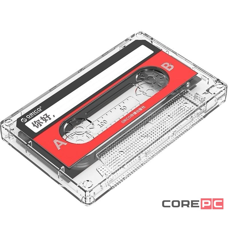 Внешний корпус для HDD/SSD Sata 2.5 Orico 2580U3 Micro-B черный