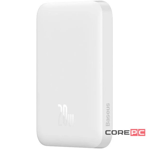Powerbank Baseus 6000mAh Magnetic Mini Air Wireless Fast charge 20W Type-C (P10059002223-00) белый