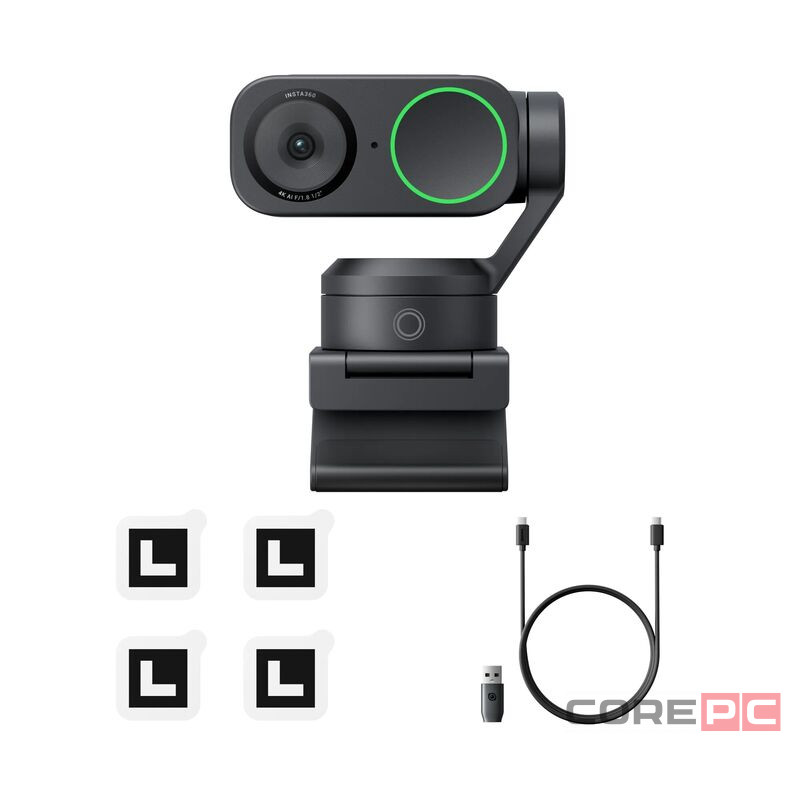 Веб-камера Insta360 Link 2 Pro Standard Bundle (Graphite Black)