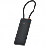 USB-C хаб Baseus Lite Series 6-in-1 WKQX050001 черный
