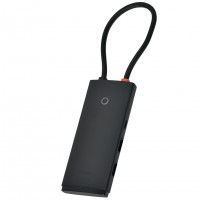 USB-C хаб Baseus Lite Series 6-in-1 WKQX050001 черный