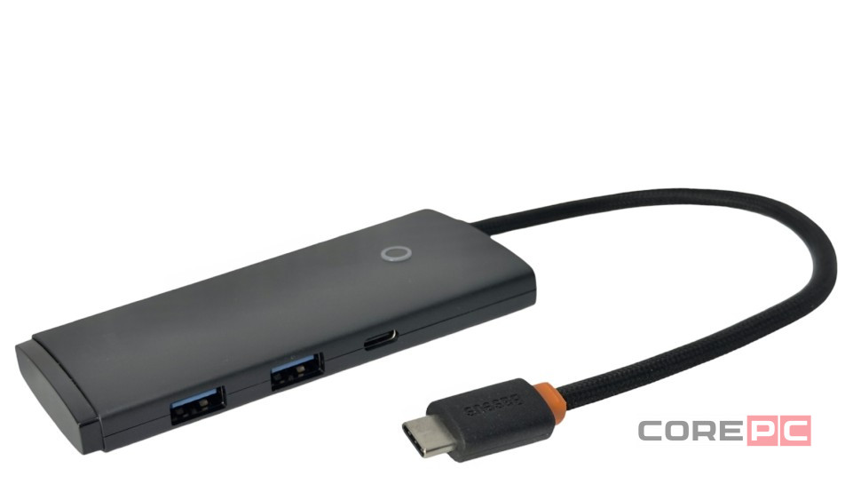 USB-C хаб Baseus Lite Series 6-in-1 WKQX050001 черный