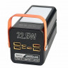 Powerbank Hoco DB49A 60000mAh 4USB/1C/Micro/Lightning с проводом Type-C/Lightning с фонариком черный
