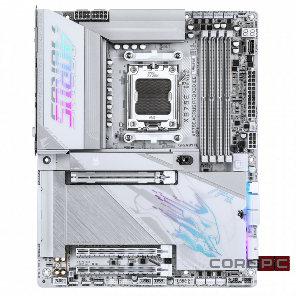 Материнская плата Gigabyte X870E AORUS PRO X3D ICE