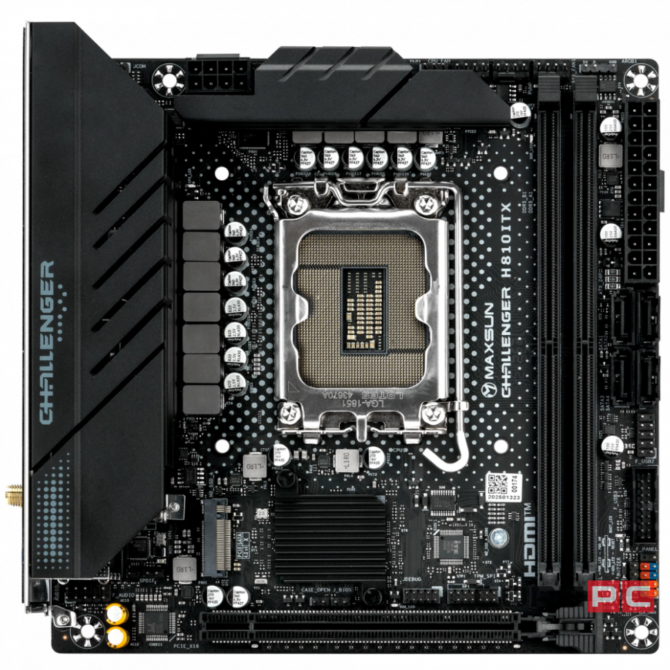 Материнская плата MaxSun MS-Challenger H810ITX WIFI (6940709661475)