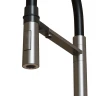 Смеситель для кухни MIXLINE МЛНС-0401/MLSS-0401 черный, рычажное управление, цвет сатин/черный