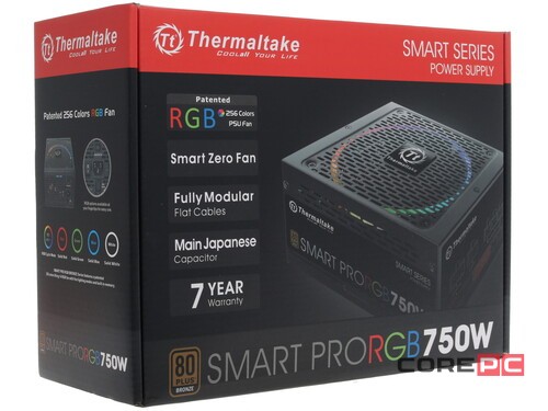 Блок питания Thermaltake 750W SMART PRO RGB (PS-SPR-0750FPCBEU-R)