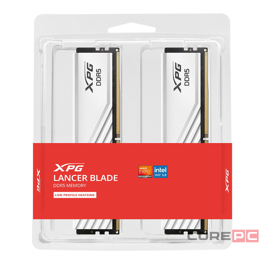 Оперативная память 32 Gb 6000 MHz ADATA XPG Lancer Blade White (AX5U6000C3416G-DTLABWH)
