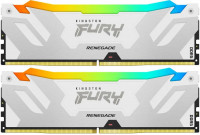 Оперативная память 64 Gb 6400 MHz Kingston FURY Renegade RGB Silver/White (KF564C32RWAK2-64)