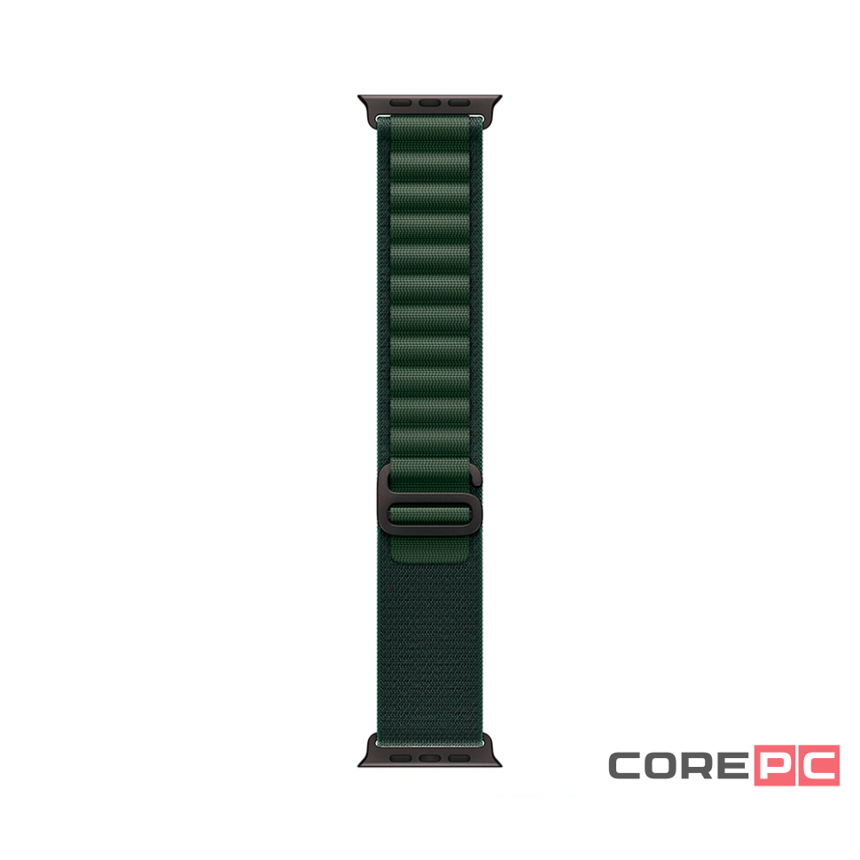 Apple Watch Ultra 2 (2024) 49mm Black Titanium Case with Dark Green Alpine Loop (L)