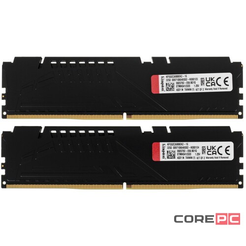 Оперативная память 16 Gb 5200 MHz Kingston FURY Beast Black (KF552C36BBEK2-16)