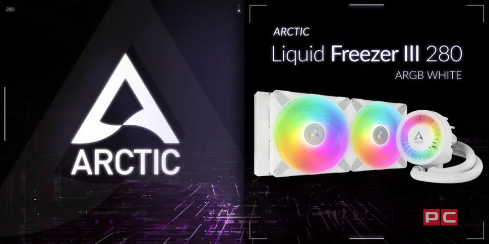 Система жидкостного охлаждения для процессора Arctic Cooling Liquid Freezer III Pro 280 A-RGB White (ACFRE00187A)