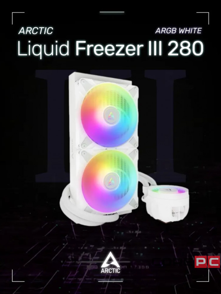 Система жидкостного охлаждения для процессора Arctic Cooling Liquid Freezer III Pro 280 A-RGB White (ACFRE00187A)