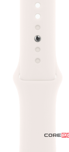 Apple Watch Series 10 42mm Rose Gold Aluminum Case with Light Blush Sport Band (S/M)