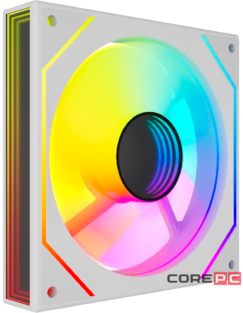 Вентилятор для корпуса Powercase (M52-12W ARGB) White