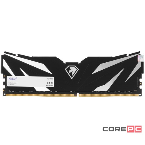 Оперативная память 16 Gb 3200 MHz NETAC SHADOW II Black (NTSWD4P32SP-16K)