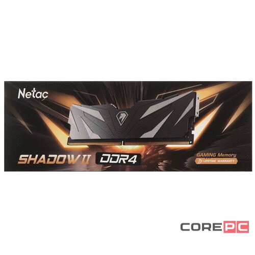 Оперативная память 16 Gb 3200 MHz NETAC SHADOW II Black (NTSWD4P32SP-16K)