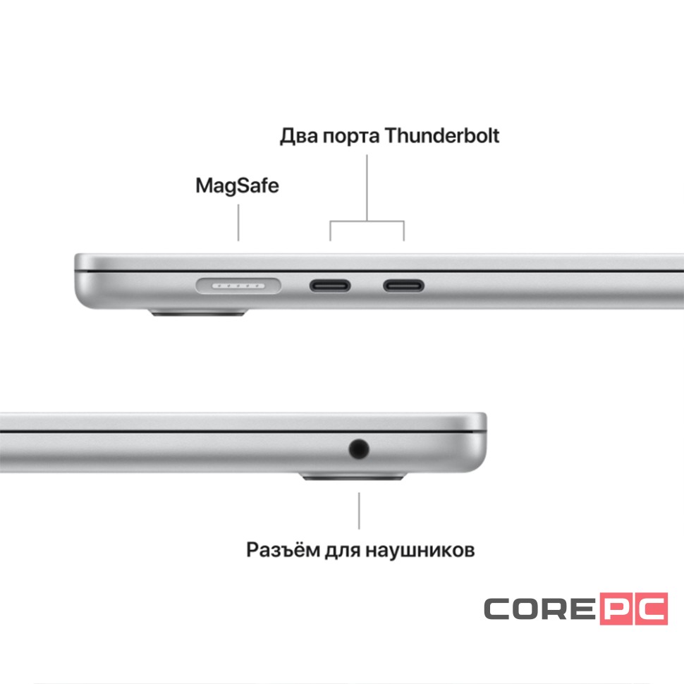 Apple MacBook Air 15 2024 M3 24/512Gb (Silver) (MC9J4)