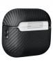 Чехол для Airpods Pro/Pro 2 Pitaka Magez Case 600D черно-серый