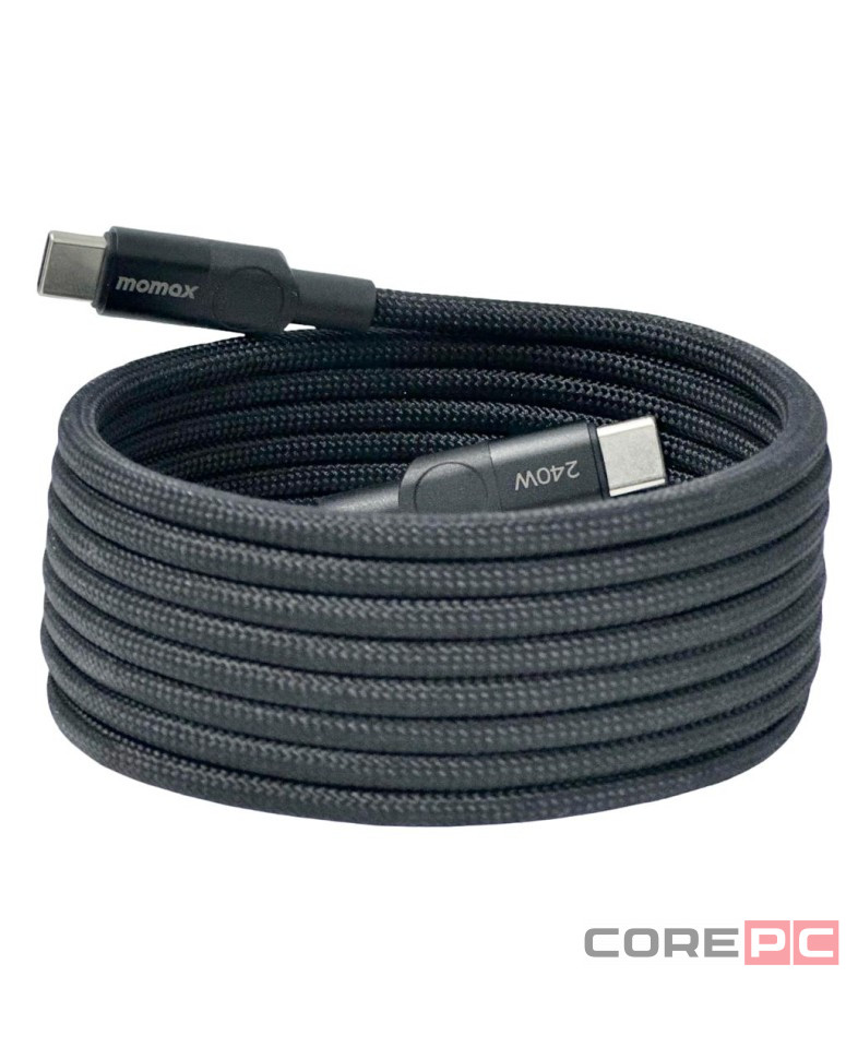 Usb Кабель-зарядка Type-C на Type-C Momax Mag.Link 240W DC71D 2м черный