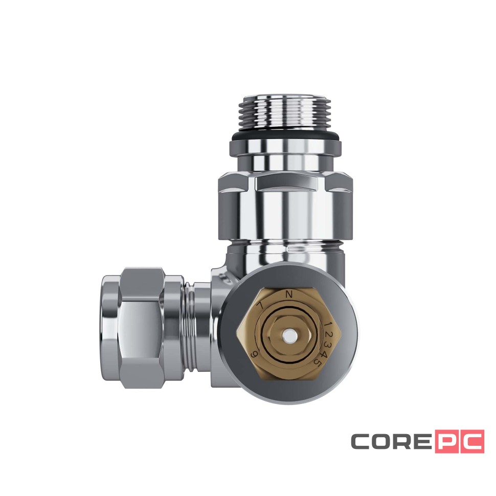 Набор термостатический трехосевой Royal Thermo Design Pro 15мм М30х1,5 (Хром)