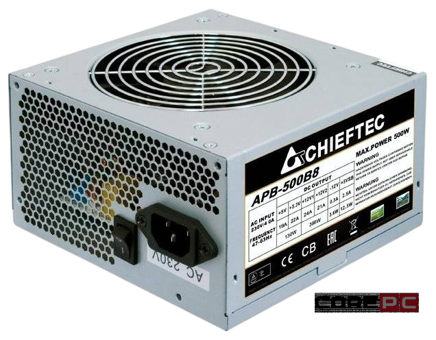 Блок питания Chieftec 500W (APB-500B8)