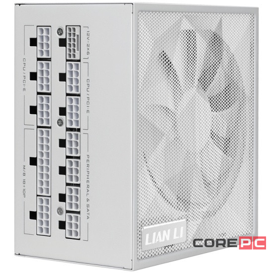 Блок питания Lian Li 1200W SX1200P White (G9P.SX1200P.W000.RU) 16 Pin (PCIe 5.1 Connector Cable Details)