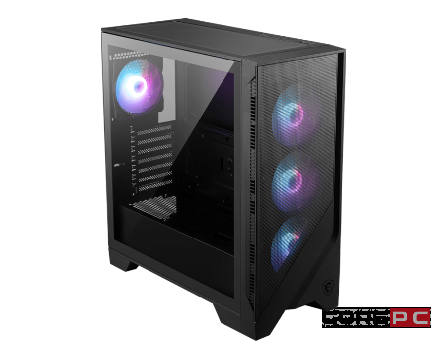 Компьютерный корпус MSI MAG FORGE 321R Airflow ARGB TG Black (306-7G23R41-HH9)