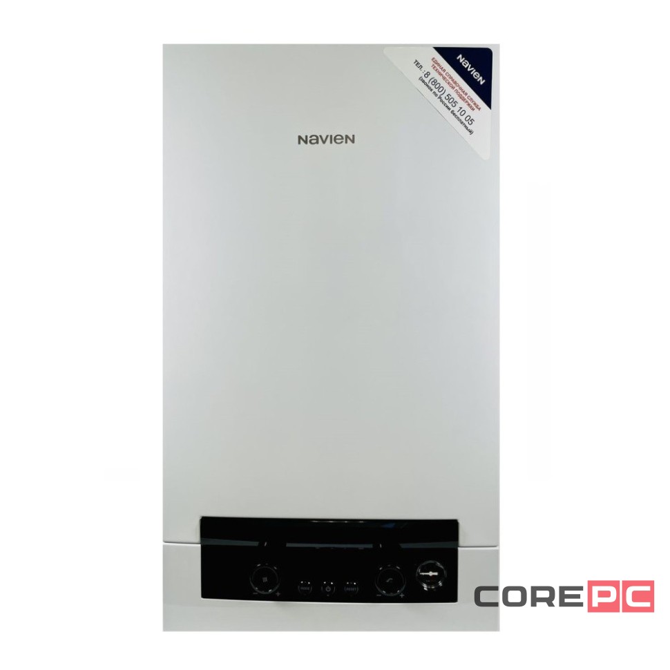 Котел газовый Navien Heatluxe NGB210 - 10K настенный, 2 конт., закр. кам. сгор., коаксиальный
