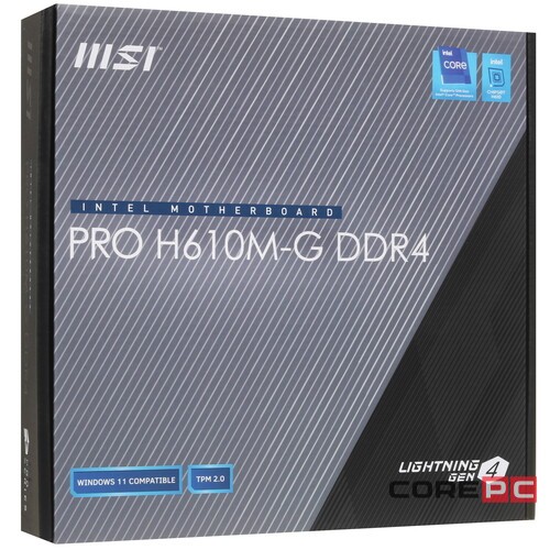 Материнская плата MSI PRO H610M-G DDR4