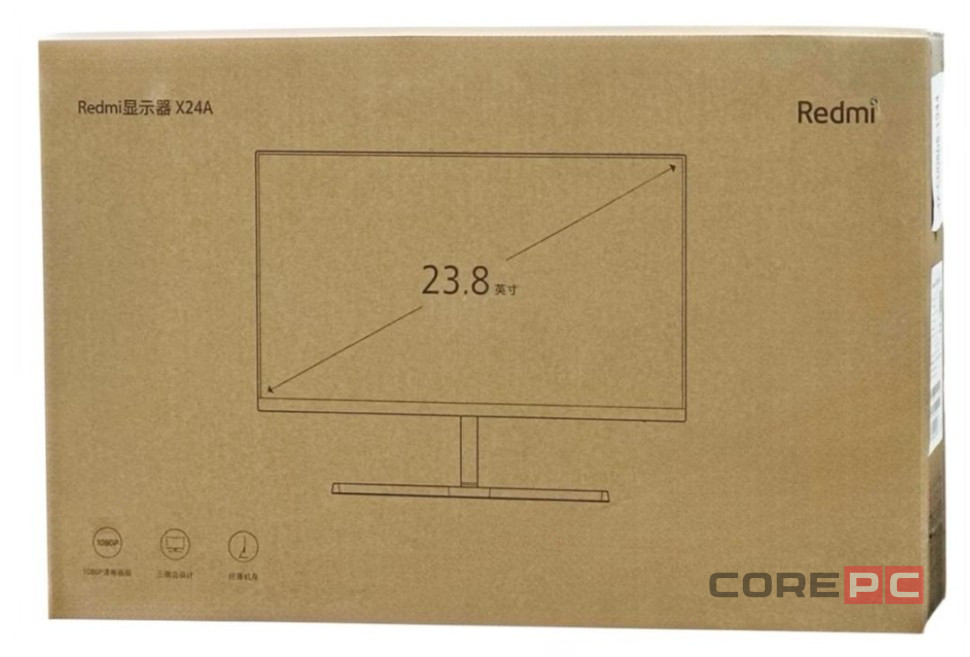 Монитор Xiaomi Redmi 23.8" X24A 75Hz (V24FAB-RX) черный