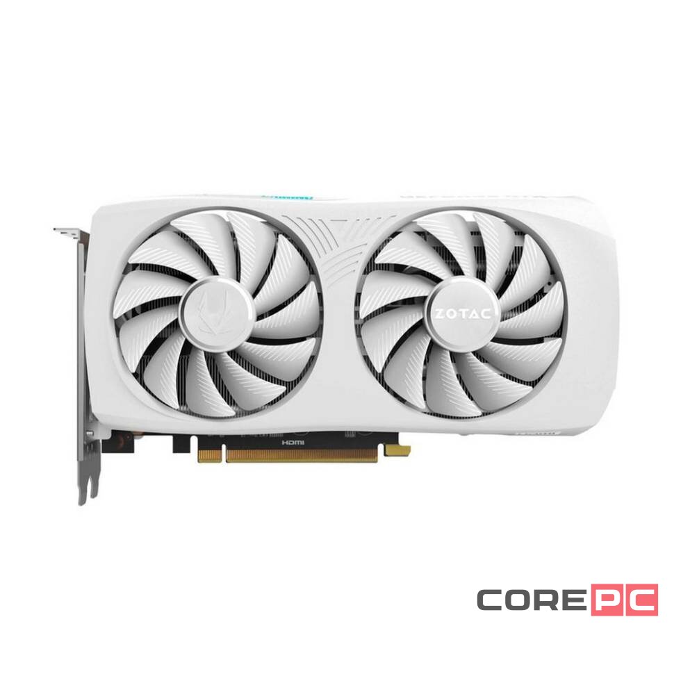 Видеокарта ZOTAC (ZT-D40720Q-10M) GeForce RTX 4070 SUPER 12GB ТWIN EDGE ОС WHITE ED