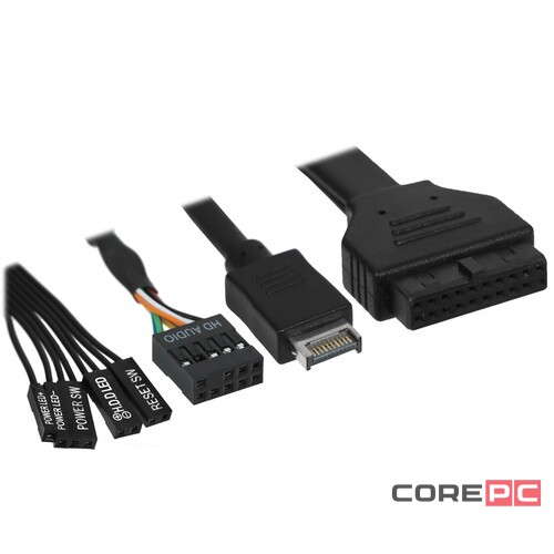 Компьютерный корпус ADATA XPG INVADER X TG Black (INVADERXMTWOF-BKCWW)