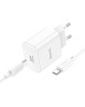 Сетевое зар. устр. Hoco C76A Pro с шнуром Type-C на Type-C 30W белое