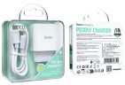 Сетевое зар. устр. Hoco C76A Pro с шнуром Type-C на Type-C 30W белое