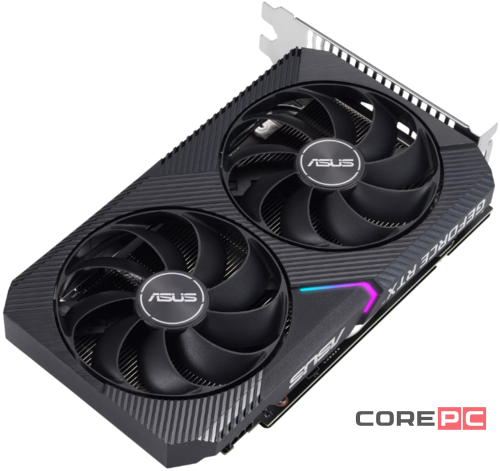Видеокарта ASUS (DUAL-RTX3050-8G-V2) GeForce RTX 3050 8GB DUAL 90YV0GH7-M0NA00