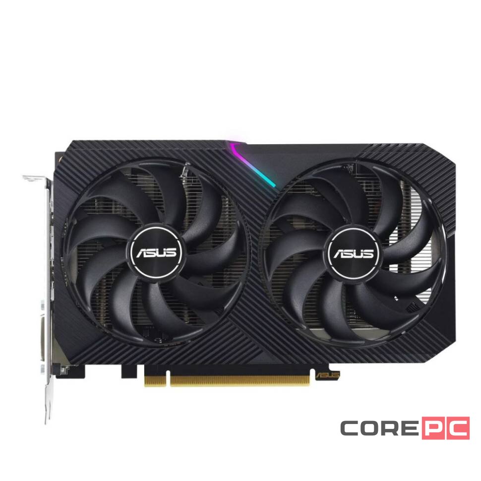 Видеокарта ASUS (DUAL-RTX3050-8G-V2) GeForce RTX 3050 8GB DUAL 90YV0GH7-M0NA00