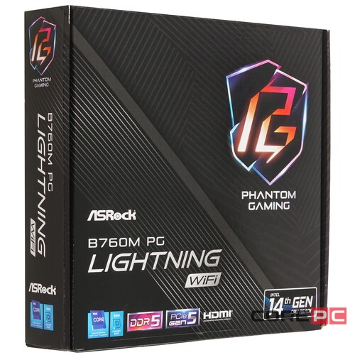 Материнская плата ASRock B760M PG LIGHTNING WIFI (PCIe Gen5)