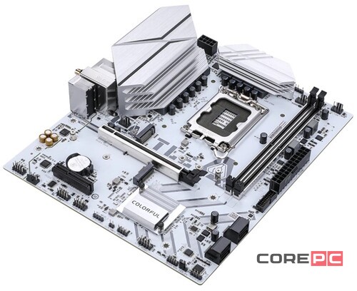 Материнская плата Colorful BATTLE-AX B760M-G WHITE WIFI D5 V20