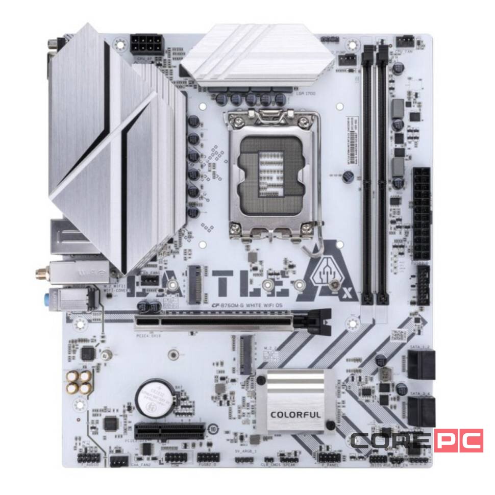 Материнская плата Colorful BATTLE-AX B760M-G WHITE WIFI D5 V20