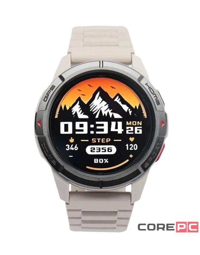 Умные часы Xiaomi Mibro GS Active (XPAW016) c русским языком + 2 ремешка белый