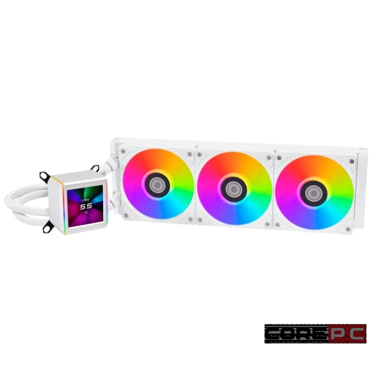 Система жидкостного охлаждения для процессора Lian Li GA II LCD 360 ARGB White (GA2ALCD36W) (G89.GA2ALCD36W.R0)