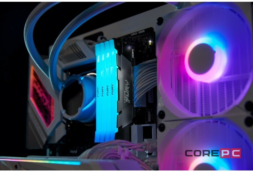 оперативная память 32 Gb 3600 MHz Kingston FURY Renegade RGB Black (KF436C18RB2A/32)