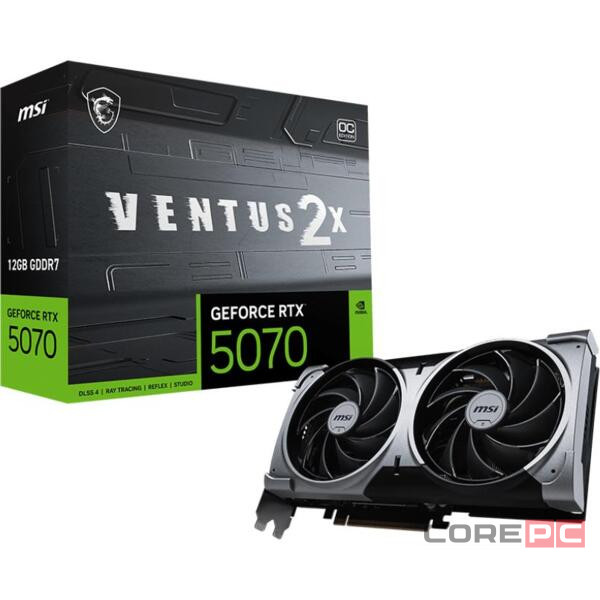 Видеокарта MSI (G5070-12V2C) GeForce RTX 5070 12G VENTUS 2X OC