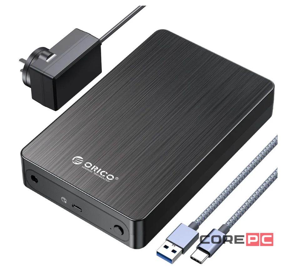 Внешний корпус для HDD/SSD 3.5 Orico HM35C3 USB-C черный