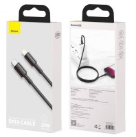 Кабель-зарядка Type-C на Lighting Baseus High Density Fast Charging 2м (CATLGD-A01) 20W черный