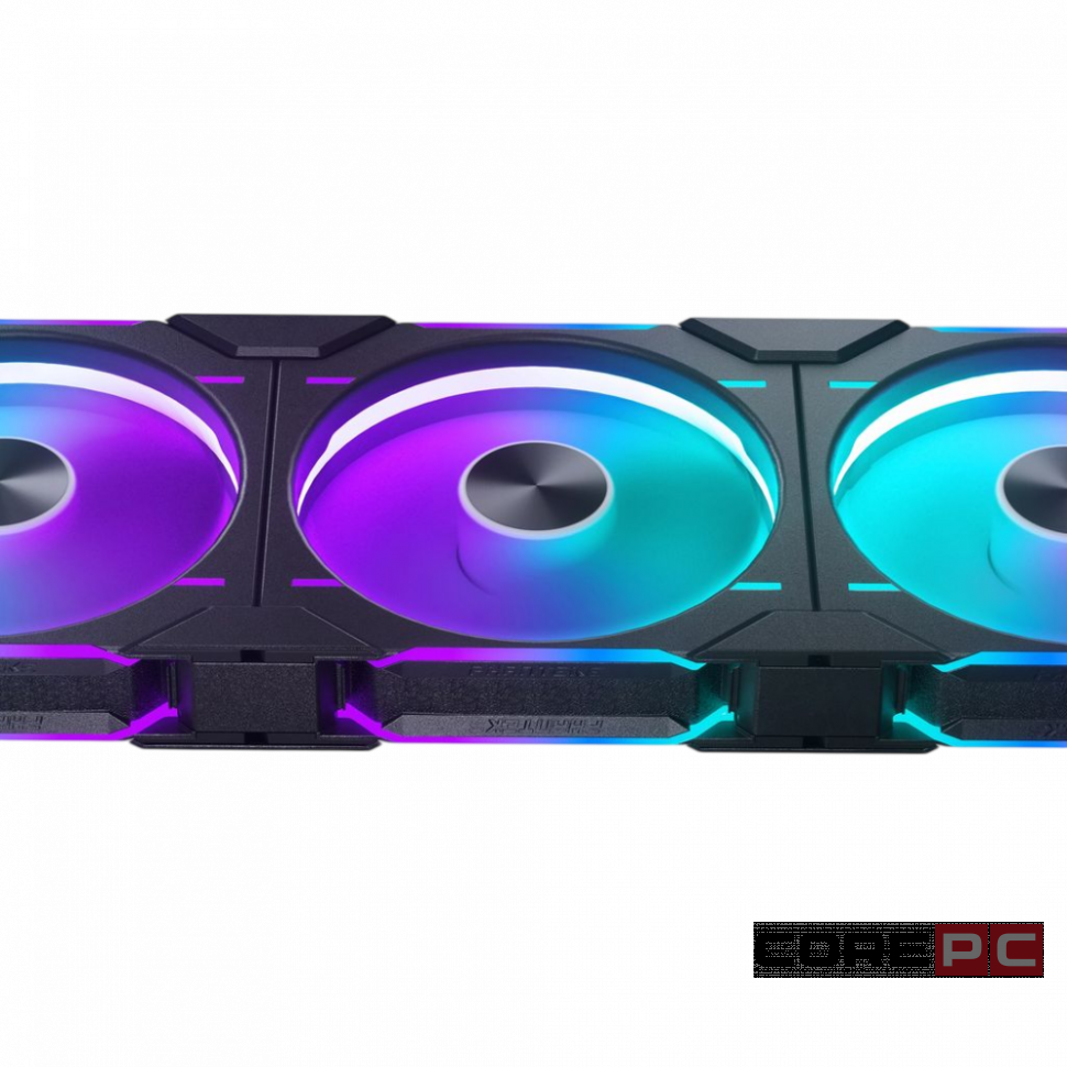 Комплект вентиляторов для корпуса PHANTEKS D30 DRGB Reversed Black (PH-F140D30R_DRGB_PWM_BK01_3P)