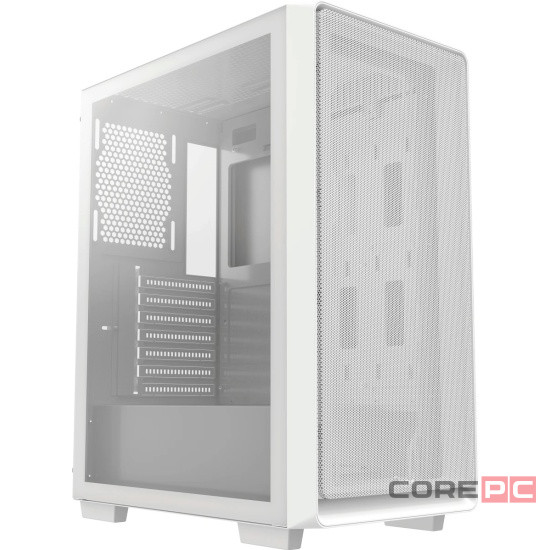 Компьютерный корпус Ocypus Gamma C60 WH TG White (Gamma-C60-W-HG000XX-GL)