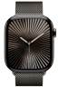 Apple Watch Series 10 42mm Slate Titanium Case with Slate Milanese Loop